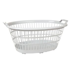 Living & Co Laundry Basket White 35L