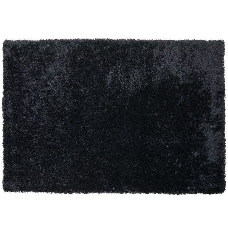Living & Co Brooklyn Large Rug Black 150cm x 220cm, Black, hi-res