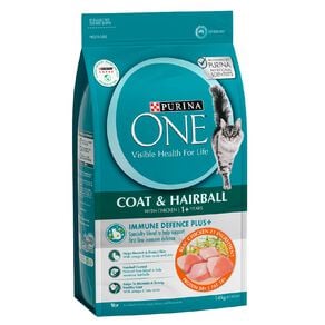 Purina ONE Adult Hairball Formula with Chicken Dry Cat Food 1.4kg