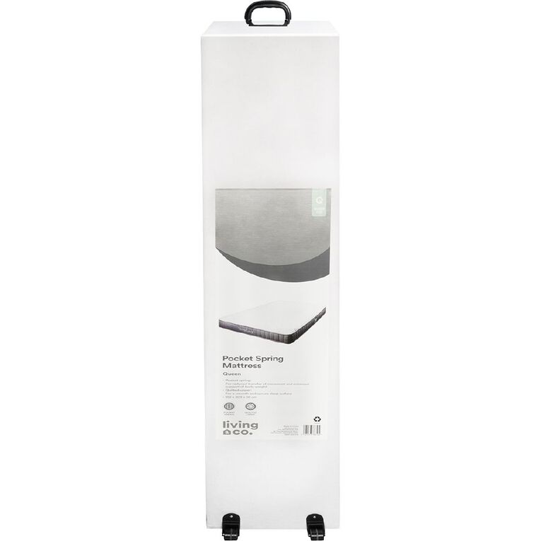Living & Co Pocket Spring Mattress in Box Queen, , hi-res