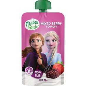 Meadow Fresh Mixed Berry Yoghurt Pouch 70g