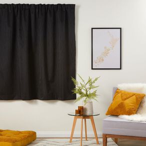 Living & Co Swirl Curtains Black