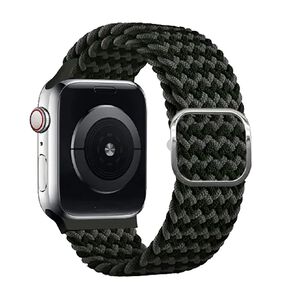 Swifty Braided Replacement Strap for Apple Watch 42/44/45mm Green/Grey