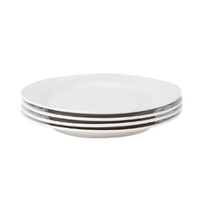 Living & Co Essential Dinner Plate 24cm White 4 Pack