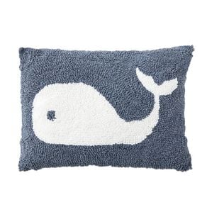 Living & Co Kids Tufted Whale Cushion 40cm x 30cm