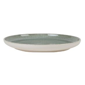 Living & Co Piha Glazed Dinner Plate Green