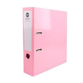 WS Lever Arch File Pink