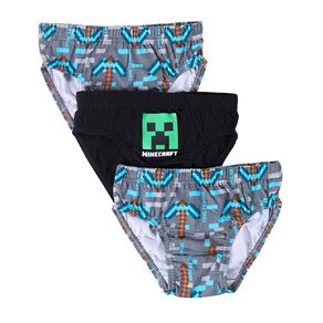 Minecraft Boys' Briefs 3 Pack