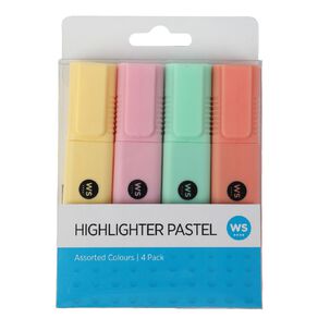 WS Highlighters Pastel 4 Pack