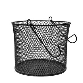 Seymours Round Mesh Peg Basket White/Black Assorted